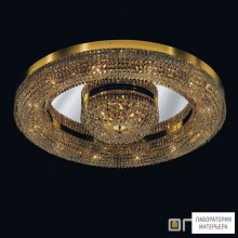 Orion DLU 2347 15 120 gold (15xE27) — Потолочный накладной светильник Saturn Crystal ceiling light, 120cm, gold finish