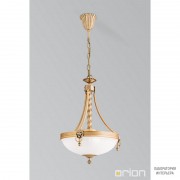Orion HL 6-1611 3 bronze (3xE27 Illu) — Потолочный подвесной светильник Rocca pendant light, 32cm, bronze finish