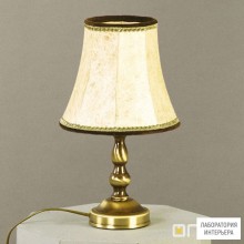 Orion LA 4-348 Patina 4224 Haut braun — Настольный светильник Flemish style table lamp with shade, Antique Brass finish, D70cm