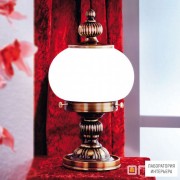 Orion LA 4-473 1 Patina 328 opal matt — Настольный светильник Wiener Nostalgie table lamp, antique brass finish, matt opal glass