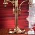Orion LA 4-473 3 MS 328 opal matt — Настольный светильник Wiener Nostalgie table lamp, 3 lamps, shiny brass finish, matt opal glass