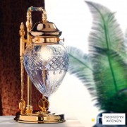 Orion LA 4-733 gold 411 klar-Schliff — Настольный светильник Budapest Table lamp, medium, in 24K gold plated finish with clear cut glasses