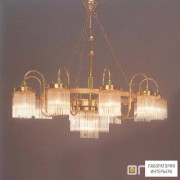 Orion LU 1387 10+1 MS — Потолочный подвесной светильник Stabchenserie chandelier, 11 lamps, shiny brass finish