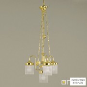 Orion LU 1387 3+1 MS — Потолочный подвесной светильник Stabchenserie chandelier, 4 lamps, shiny brass finish