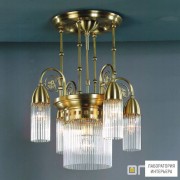 Orion LU 1524 4+1 bronze — Потолочный подвесной светильник Stabchenserie chandelier, 5 lamps, bronze finish
