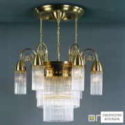 Orion LU 1524 6+1 bronze — Потолочный подвесной светильник Stabchenserie chandelier, 7 lamps, bronze finish