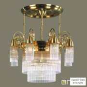 Orion LU 1524 8+1 bronze — Потолочный подвесной светильник Stabchenserie chandelier, 9 lamps, bronze finish