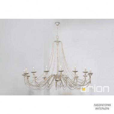 Orion LU 1531 16 Elfenbein-gold (16xE14) — Потолочный подвесной светильник Vela chandelier, 16 lamps, ivory finish