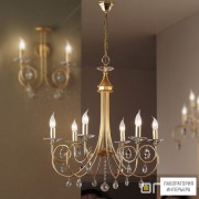 Orion LU 1670 6 gold-matt (6xE14) — Потолочный подвесной светильник Giada Chandelier, 6 lamps, gold matt finish