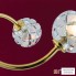 Orion LU 1729 3+3 gold-matt 496 Schliffdekor — Потолочный подвесной светильник Maderno Chandelier, 3+3 lamps, satin gold finish