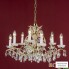 Orion LU 2143 6+3 gold (9xE14) — Потолочный подвесной светильник Hirohito crystal chandelier, 6+3 lamps and 24K gold plated