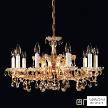 Orion LU 2211 10 MT-gold (10xE14) — Потолочный подвесной светильник Maria Theresia Chandelier, 10 lamps, 24K gold plated