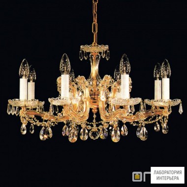 Orion LU 2211 8 MT-gold (8xE14) — Потолочный подвесной светильник Maria Theresia Chandelier, 8 lamps, 24K gold plated