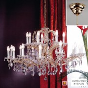 Orion LU 2216 14+7 MT-gold A (21xE14) — Потолочный подвесной светильник Maria Theresia classic chandelier, 14+7 lamps, 24K gold plated