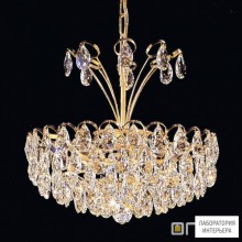 Orion LU 2255 5 40 gold Spectra (5xE14) — Потолочный подвесной светильник Classic crystal chandelier, dia. 40cm, 24K gold plated
