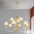 Orion LU 2412 6+3 gold 4469 champ (Strass) — Потолочный подвесной светильник Avala Chandelier, 9 lamps, 24K gold plated and champagne shades