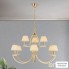 Orion LU 2412 6+3 gold 4469 champ (Strass) — Потолочный подвесной светильник Avala Chandelier, 9 lamps, 24K gold plated and champagne shades