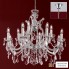Orion LU 2413 8+4 MT-silber (12xE14) — Потолочный подвесной светильник Theresa chandelier, 8+4 lamps, silver finish and Asfour crystal