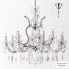 Orion LU 2413 8+4 MT-silber (12xE14) — Потолочный подвесной светильник Theresa chandelier, 8+4 lamps, silver finish and Asfour crystal