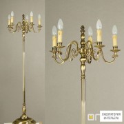 Orion Stl 12-791 5 Patina — Напольный светильник Flemish style floor lamp, 5 lampholders, Antique Brass finish