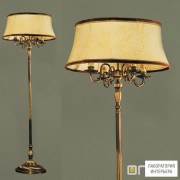 Orion Stl 12-793 4 Patina 4230 Haut braun — Напольный светильник Flemish style floor lamp, 4 lampholders with shade, Antique Brass finish