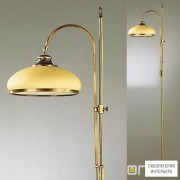 Orion Stl 12-983 1 Patina 413 champ Patina — Напольный светильник Landhaus floor lamp, Antique Brass finish with champagne coloured glass