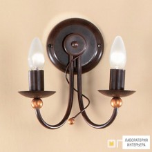 Orion WA 2-1005 2 Antik (2xE14) — Настенный накладной светильник Giovanni Wall Light with 2 lamps, Antique finish