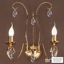 Orion WA 2-1093 2 gold (2xE14) — Настенный накладной светильник Alessia Wall Light, 2 lamps, 24K gold plated