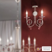 Orion WA 2-1136 2 silber-matt (2xE14) — Настенный накладной светильник Giada Wall Light, 2 lamps, silver matt finish