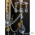 Orion WA 2-1305 2 silber-gold (2xE14) — Настенный накладной светильник Miramare wall light, silver-gold finish, 2 lamps, without shades
