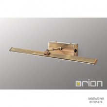 Orion WA 2-1333 Patina (LED10W 770lm 3000K) — Настенный накладной светильник Publio LED picture light, 55cm, Antique Brass finish