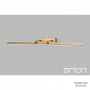 Orion WA 2-1334 Patina (LE15W 1150lm 3000K) — Настенный накладной светильник Publio LED picture light, 79cm, Antique Brass finish