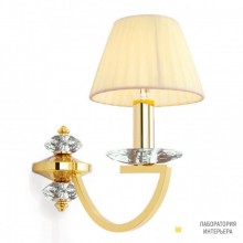 Orion WA 2-1336 1 gold 4469 champ (Strass) — Настенный накладной светильник Avala Wall Light, 1 lamp, 24K gold plated and champagne shades
