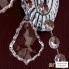 Orion WA 2-1337 2 MT-silber (2xE14) — Настенный накладной светильник Theresa wall light, 2 lamps, silver finish and Asfour crystal