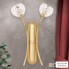 Orion WA 2-1345 2 gold-matt 496 Schliffdekor — Настенный накладной светильник Maderno wall light, satin gold finish