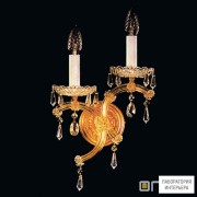 Orion WA 2-463 2 MT-gold links (2xE14) — Настенный накладной светильник Maria Theresia wall light, left verison, 2 lamps, 24K gold plated
