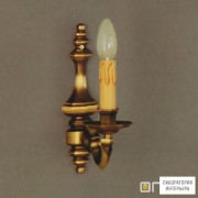 Orion WA 2-531 1 Patina — Настенный накладной светильник Flemish Style wall light with cast parts, 1 lamp, antique Brass finish