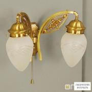 Orion WA 2-689 2 bronze 376 klar-matt — Бра в стиле ампир Budapest wall light, 2 lamps in bronze finish with satin diffused cut glasses