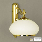 Orion WA 2-720 1 gold 385 opal-gold — Настенный накладной светильник Empire wall light, 24K gold plated, 1 lamp