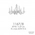 Possoni 1167-8 — Потолочный подвесной светильник RICORDI DI LUCE