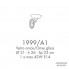 Possoni 1999-A1 — Настенный накладной светильник GRAND HOTEL