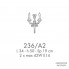 Possoni 236-A2 — Настенный накладной светильник RICORDI DI LUCE