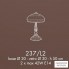 Possoni 237-L2 — Настольный светильник NOVECENTO
