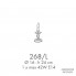 Possoni 268-L — Настольный светильник RICORDI DI LUCE