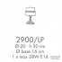 Possoni 2900-LP — Настольный светильник ALABASTRO