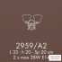 Possoni 2959-A2 — Настенный накладной светильник ALABASTRO