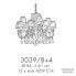 Possoni 3039-8-4 — Потолочный подвесной светильник RICORDI DI LUCE