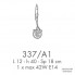 Possoni 337-A1 — Настенный накладной светильник FLOREALE