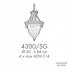 Possoni 4300-SG — Потолочный подвесной светильник RICORDI DI LUCE