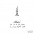 Possoni 504-L — Настольный светильник RICORDI DI LUCE
